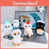Плюшевая игрушка Кот-Акула, мягкая подвеска-украшение для детей, рождественский подарок