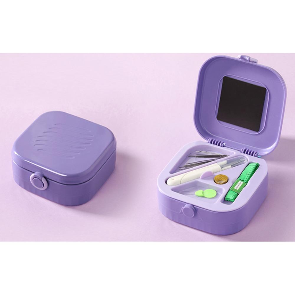Mini Magnetic Sewing Box Kit DIY Apparel Crafts Portable Sewing Needle Threads Box Set Accessories Sewing Tools Home Travel