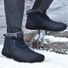 Winter Cotton Boots New Soft Soled Men's Snow Boots Warm Large Size Cotton Shoes 38-46