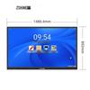ZeXian ZX-C Series 4K UHD Android Interactive Flat Panel CN plug (adapter included)