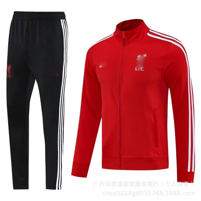 2025 Winter Long Zip Training Jacket Men Football Fans
