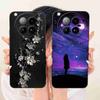 For Infinix Zero 40 4G X6860 Case Luxury Bow Painting Soft Silicone Back Cover For Infinix Zero40 ZERO 40 4G Phone Cases Bumper