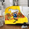 1pc Blanket Pippi Longstocking Print Design, Lightweight Blanket for Sofa, Bed- Soft &Warm, Gift for All Seasons like Christmas, Halloween