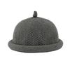 Rolled Edge Beret Cap Solid Color Painter Hat Fashion Melon Skin Hat  Winter