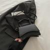 Elegant Women's Casual Pu Handbag Stylish Solid Color Small Square Bag For Fall