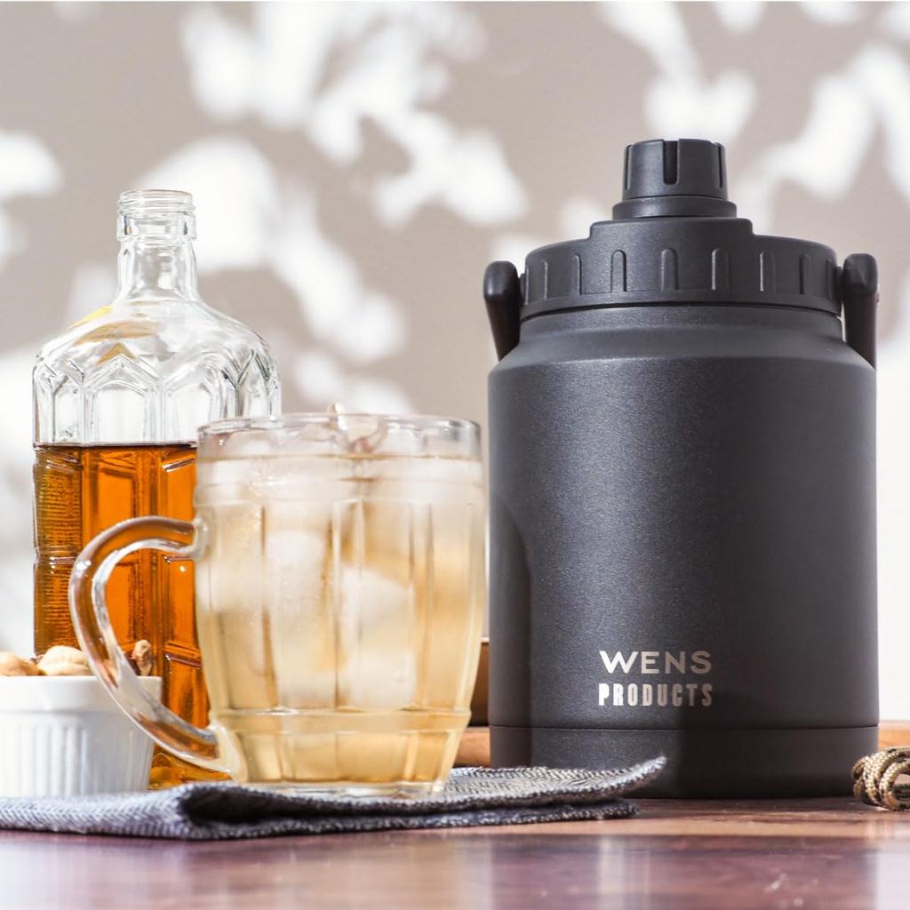 Атлас Контейнер для льда Кувшин для воды Холодное хранение Вакуумная изоляция Нержавеющая сталь На открытом воздухе Кемпинг Лед Портативный Контейнер для льда Бутылка Бак Долгое время Большой