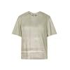LESS 2025 Summer Silk Round Neck Short Sleeve Shirt