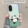 Милый и очаровательный панда Для Redmi Poco M7 M6 M5 M5s M4 M3 Pro X7 X6 X5 X4 X3 GT 5G F7 F6 F5 F4 F3 C65 C75 C61 Стеклянный чехол для телефона
