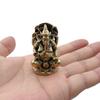 Mini Elephant God Figure Sculpture Vintage Elephant Hindu God Figurines Ganesha Statue  Cabinet