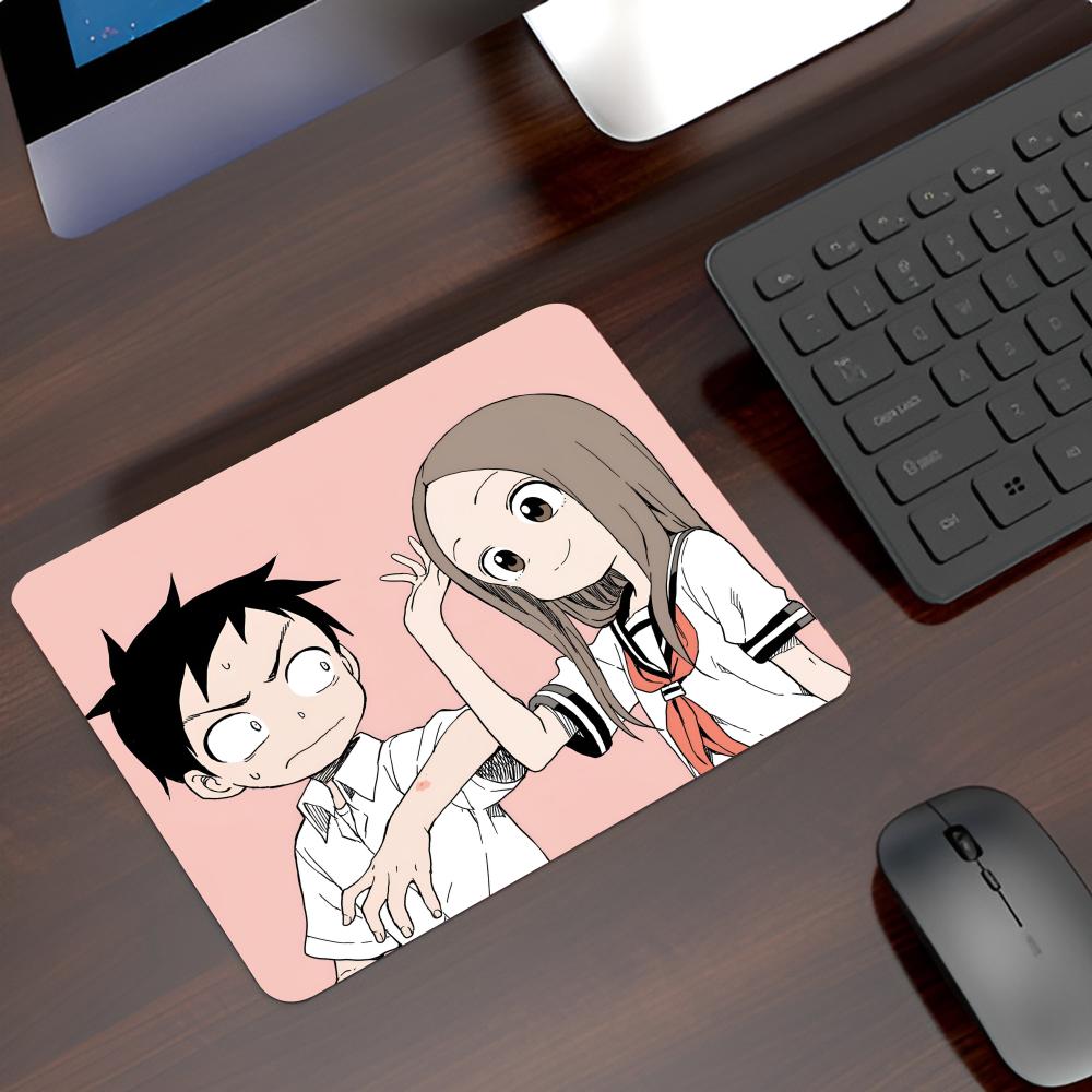 Takagi-san Коврик для мыши Игровые ноутбуки Маленькая подставка для запястья Принадлежности Настольные аксессуары Роскошные аксессуары для ноутбуков