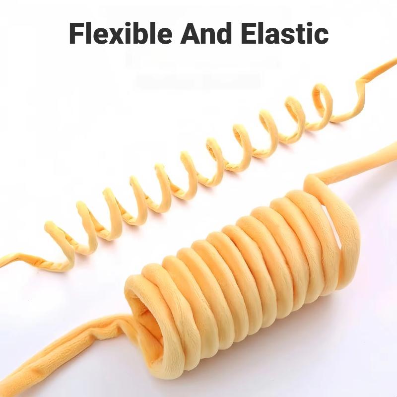 1Pc Spring Fur Ball Cat Teaser Suction Cup Retractable with Bell Elastic String Great Gift for Cat Owners Kitten Play