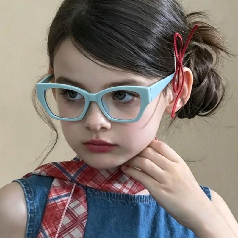 Детские Классические Фотохромные Очки «Кошачий Глаз» Модные Ретро Очки для Защиты от Излучения Для Мальчиков и Девочек