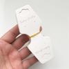 50Pcs Necklace Hair Ring Display Card Necklace Diy Packaging Cardboard Hair Accessories Bracelet Necklace Display Paper Cards