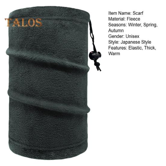 Women Scarf Thick Warm Elastic Knitted Anti-slip Multifunctional Lightweight Windproof Unisex Cycling Piled Neck Warmer Headband Hat Winter Neck Wrap