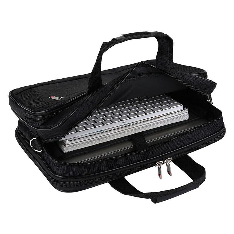 Мужской портфель, рабочая сумка, сумка через плечо, деловая сумка для ноутбука 15,6 дюйма