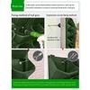 3 in 1 Vertical Wall Planter Hanging Stacked Planting Box Wall Mount Plant Holder  Indoor