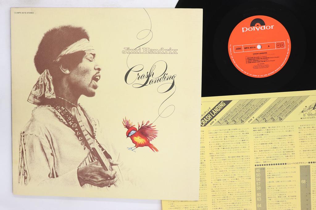 Виниловая пластинка JIMI HENDRIX Crash Landing MPX4016 POLYDOR 1980 Япония Рок Б/у