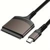 Кабель-адаптер SATA на USB, Адаптер USB 3.0 на SATA III для 2,5-дюймовых SSD/HDD, Передача данных, Подключение SATA к USB A/USB C, Чтение жестких дисков