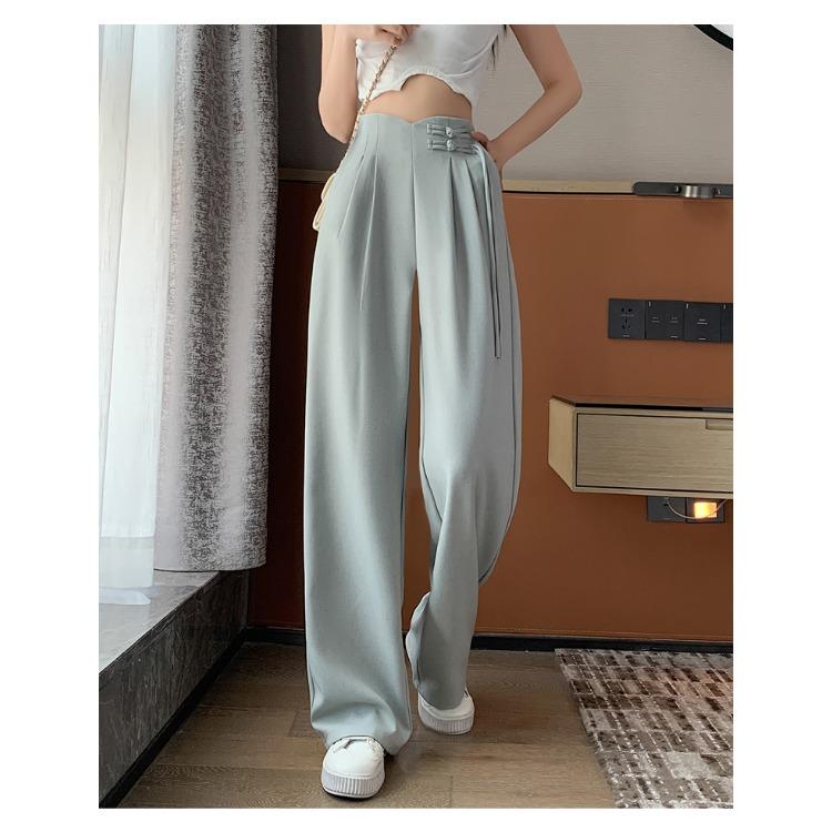 Стильные и удобные льняные широкие женские брюки с высокой талией, идеальные для лета