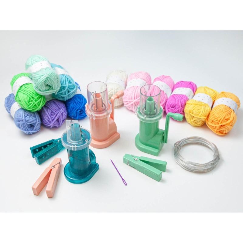 DIY Hand Knitting Yarn Cotton Thread Milk Cotton Yarn and Wool Winder Tools Kits
