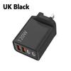 120 Вт 4-портовое USB Type-C зарядное устройство Быстрая зарядка Кабель для передачи данных USB-адаптер для зарядки телефона Для Xiaomi IPhone17 16 15 Huawei Настенное зарядное устройство 4