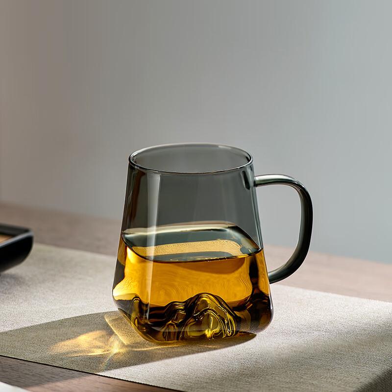 Niye Glass Cup, Water Cup, Tea Infuser, Heat-Resistant Shatterproof Glass Water Cup, Personal Use, Office Coffee Mug, for Me