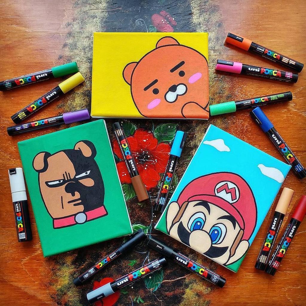Маркер-краска Mitsubishi UNI POSCA PC-5M Белый для плакатов - Для больших объемов обращайтесь в службу поддержки