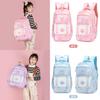 Cute And Spacious Oxford Fabric School Backpack For Children Grades 3-4 Neutral Gender