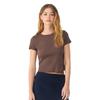 Bella + Canvas Womens/Ladies Micro-Rib Crop Top