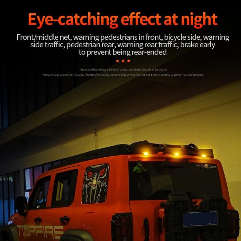 Умный светодиодный стробоскоп на солнечной батарее RGB Авиационные Предупреждающие огни для самолетов Беспроводная вспышка Для мотоцикла Автомобильные аксессуары