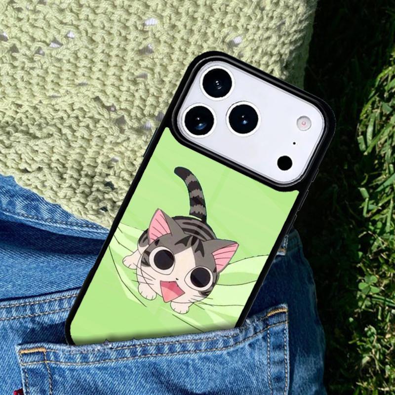 Cute Cat Animal Phone Case Cover for IPhone 11 12 13 14 15 16e 17 Pro Max Coque for IPhone 17 Air