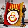 1pc GS Theme Blanket - Digital Print, Polyester, Cozy for All Seasons, Perfect for Outdoor, and Travel