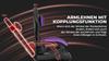 Gaming Chair Ergonomic Gaming Chair with Lumbar Cushion and Headrest, Gamer Chair Height Adjustable, PC Chair for Adults Girls Boys, Black-Violet