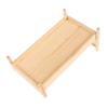 1Pcs Dollhouse Miniature Simulation Bed Model Diy Accessories Scene Furniture