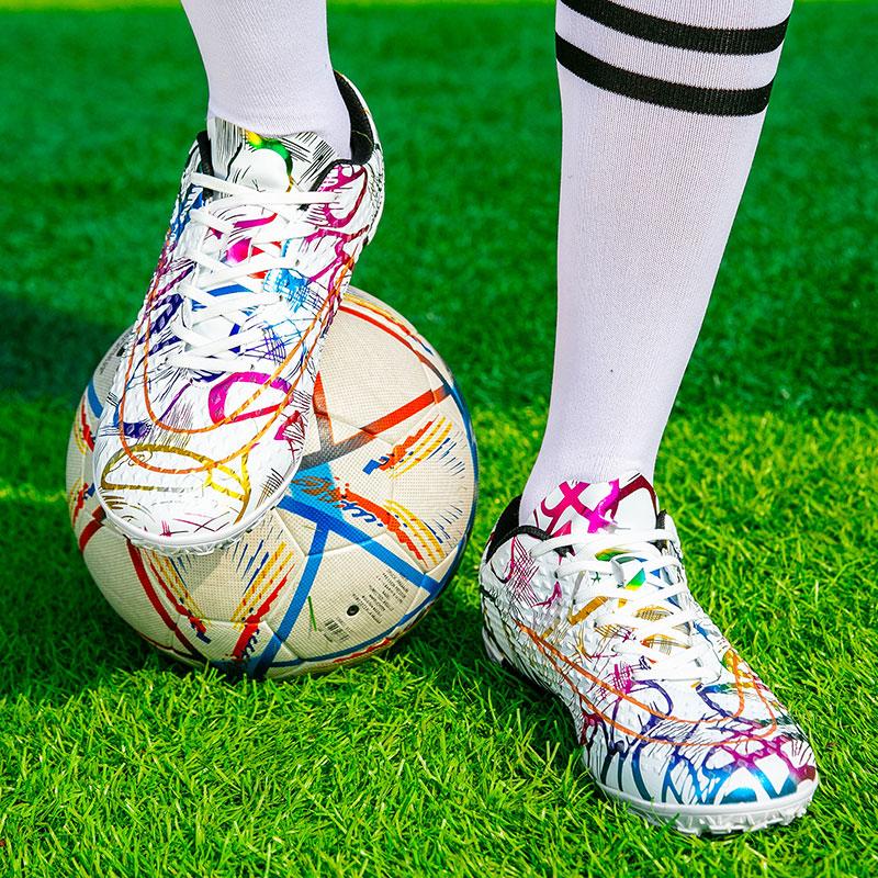 2025 Fashion Professional Football Shoes Tf Nail Sports Training Shoes for Men and Women Football Shoes for Boys Free Shipping h