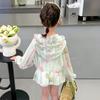 2026 Стильная дышащая верхняя одежда с бантом для защиты от солнца для девочек