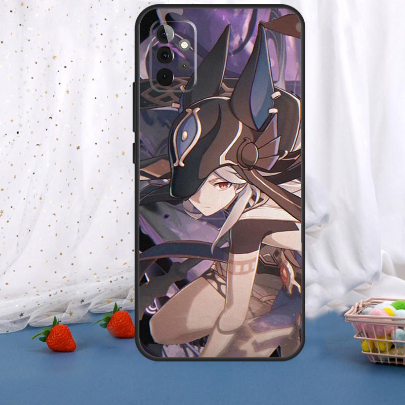 Чехол Genshin Impact Cyno для Samsung Galaxy A53 A33 A16 A06 A56 A36 A26 A05 A22 A32 A52 A54 A34 A14 A55 A15 A35