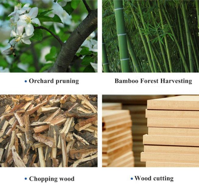 288V Electric Chain Saw Cordless One-Hand Power Saw Chainsaw Woodworking Wood Cutter with Battery Kit Garden Tools