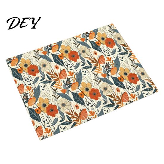 Бохо стиль скатерти для дома, богемная льняная салфетка под тарелку, деревенский этнический цветочный геометрический коврик для стола, моющийся, термостойкий, художественный декор для ресторана