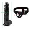 Черный реалистичный фаллоимитатор с присоской, большой фаллоимитатор, огромный женский мастурбатор для точки G для взрослых, гибкие фаллоимитаторы, реалистичный пенис, эротический