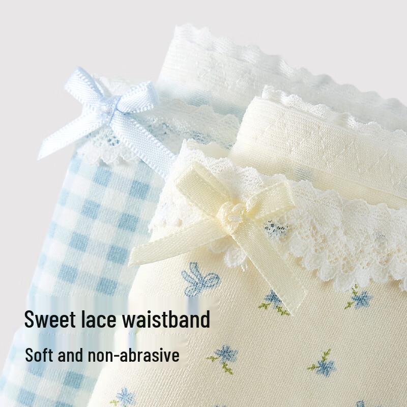 Regina Miracle Women's Class A Cotton Antibacterial Mid-Waist Briefs 4-Pack