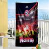 Bayern Munich Dreams Customize Text Beach Towel Quick-Dry Soft Microfiber