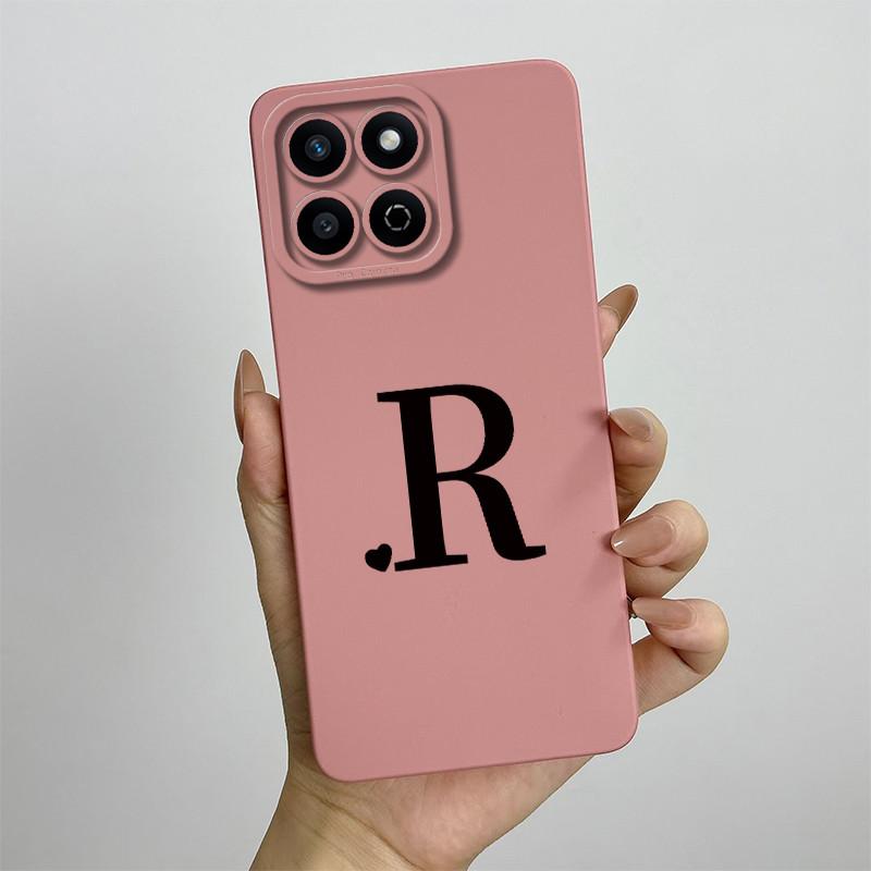 Чехол для Honor 200 Smart Case Защита объектива камеры Милые буквы Силиконовый противоударный чехол для телефона для Honor 200 Smart 5G Capa