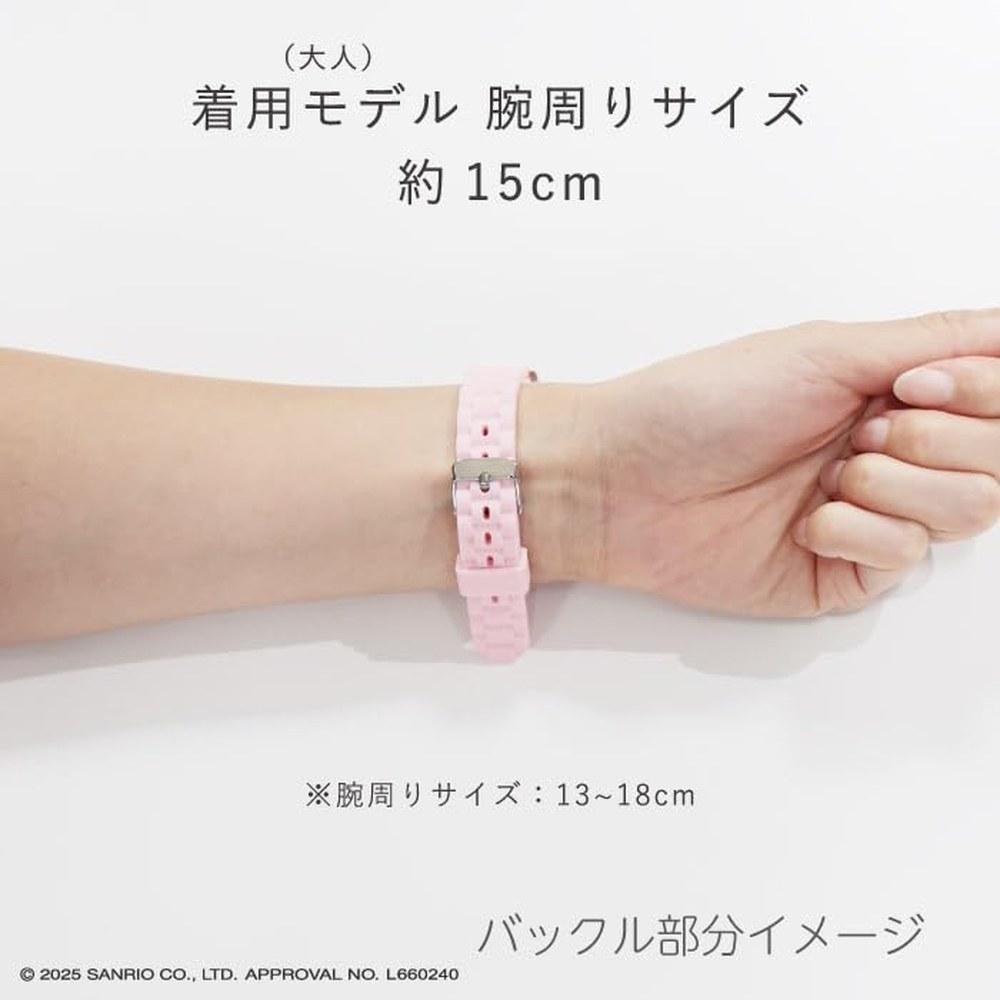 J-AXIS Часы Hello Kitty Резиновые Большое Лицо CR3C0008-KTP Женские Розовые