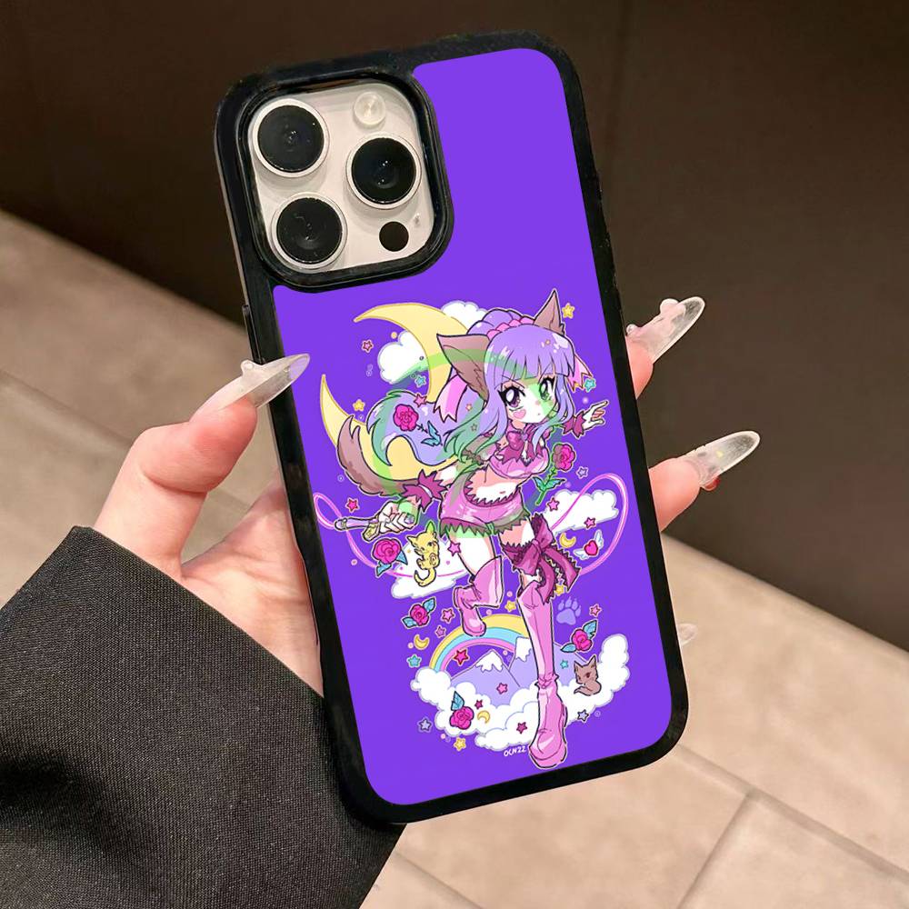 Чехол для iPhone 17 16 15 Pro Max 14 Plus 13 12 11 Tokyo Mew Mew Аниме С магнитной беспроводной зарядкой MagSafe