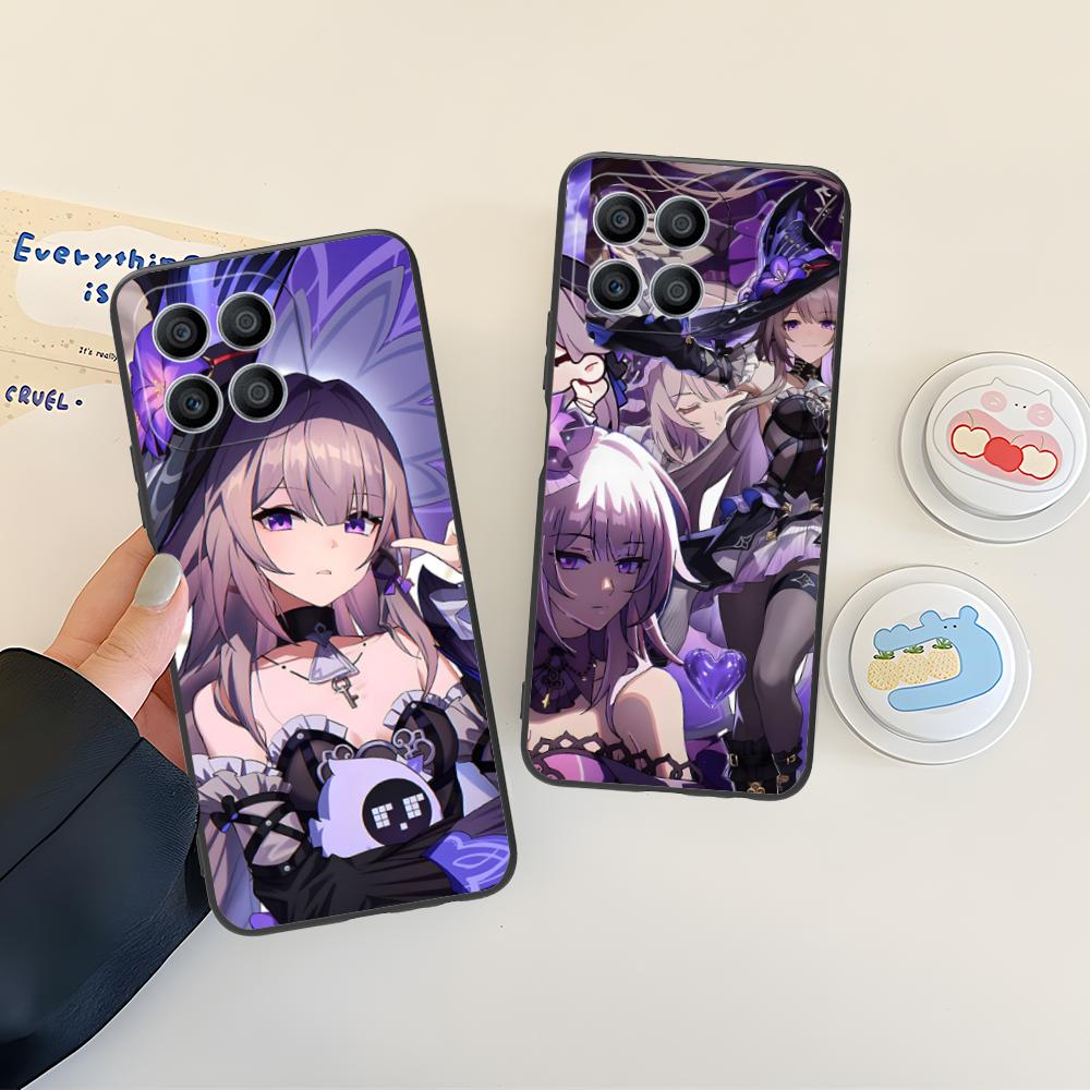HSR Herta Матовый ТПУ Чехол для Мобильного Телефона для Honor 90 80 70 60 50 30 20 10 9 8 7 Pro S SE Lite 5G Цветной Печатный Чехол