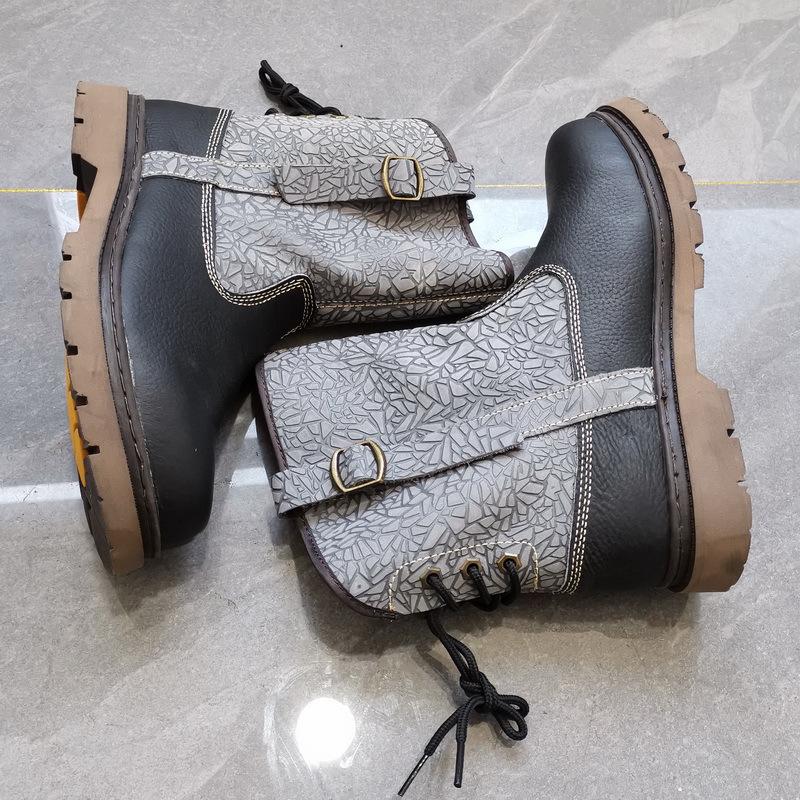 Специальное предложение: Короткие ботинки из натуральной кожи — унисекс, ретро-стиль для верховой езды и Мартина, дышащие и модные