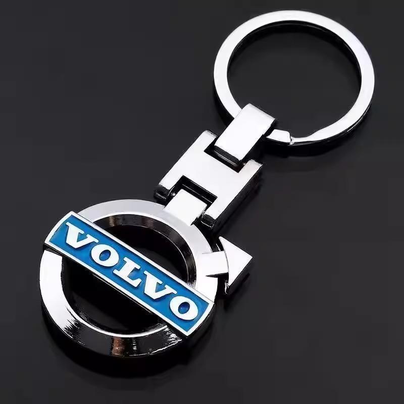 Car Emblem Keychain Styling Key Ring Accessories For Volvo V90 V60 V40 XC90 XC60 S60 S90 C30 V50 V70 XC40 S80 T6 EX30 EX90 EM90
