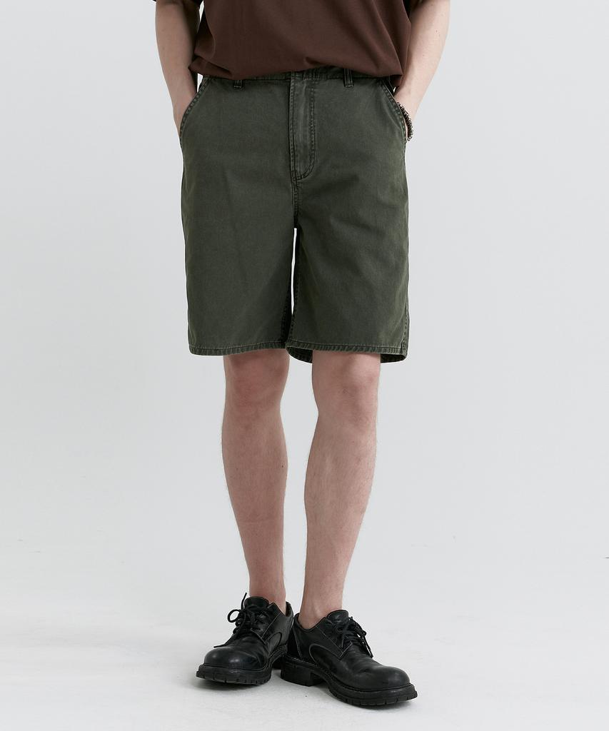 MAGOODGAN Bernard 4916 Шорты Хаки с Цветочными Блоками Regular Fit
