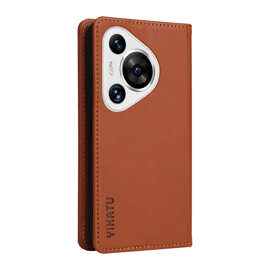 YIKATU YK-001 For Huawei Pura 70 Pro/Pura 70 Pro+ Case Wallet Flip Leather Phone Cover Hidden Magnetic